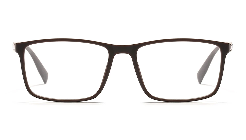 UNIEOWFA TR90 оптическая оправа для очков Для мужчин близорукость очки по рецепту, полный кадр в Корейском стиле очки матовый черный оправы очков