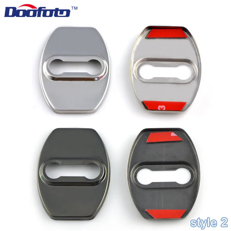 

Doofoto Door Lock Cover Stainless Steel Badge Stickers Car Styling For Toyota Corolla Camry Avensis Rav4 Yaris Auris Accessories