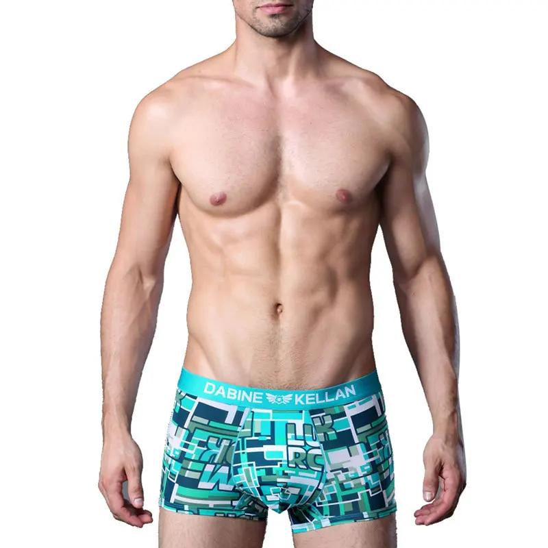 Нижнее белье Cockcon мужские шелковые боксеры с низкой талией|male sexy panties|dabine kellanboxer