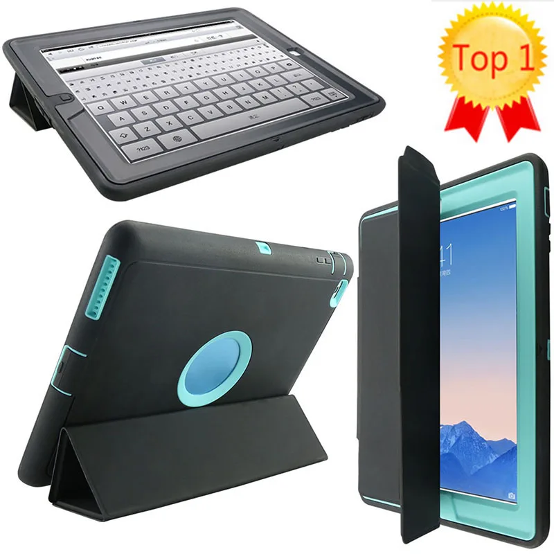 

For iPad Mini 4 Retina Kids Baby Safe Armor Shockproof Heavy Duty Silicone Hard Case Cover with Touch Screen Protector for MINI4