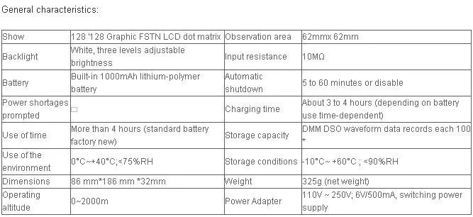 EONE ET310 ScopeMeter цифровой осциллограф мультиметр Ivan 10 м