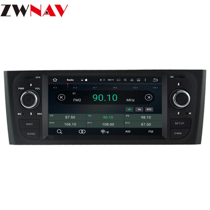 Perfect Android 8.1 Car DVD player Stereo head unit For Fiat Grande Punto Linea 2007 2008 2009 2010 2011 2012 Auto radio GPS Navigation 12