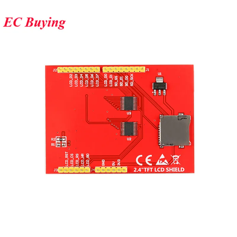 3 5 дюймовый TFT цветной экран ЖК дисплей модуль В/2 4 в 3*320 PCB адаптер Mega2560 ILI9341 с