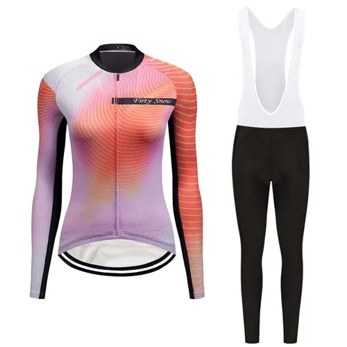 Женский профессиональный комплект Джерси для велоспорта, одежда для шоссейного велосипеда, одежда для велоспорта, костюм для горного велосипеда, спортивный костюм с коротким платьем - Цвет: COLOR 8