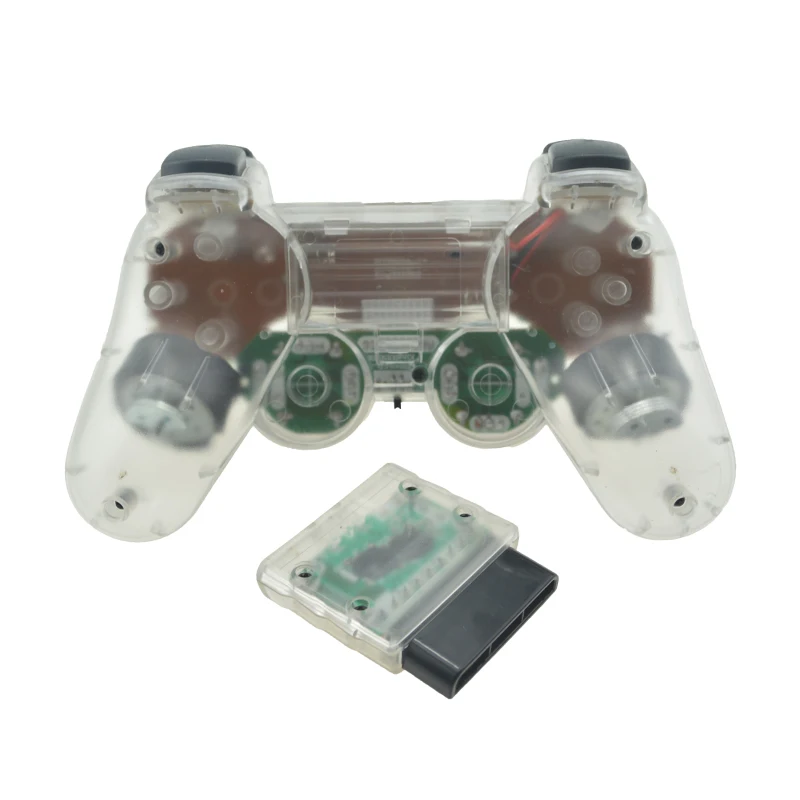 Bezprzewodowy pad do gier dla Sony PS2 kontroler dla Playstation 2 joysticka konsoli podwójne wibracje Shock Joypad bezprzewodowy Controle -