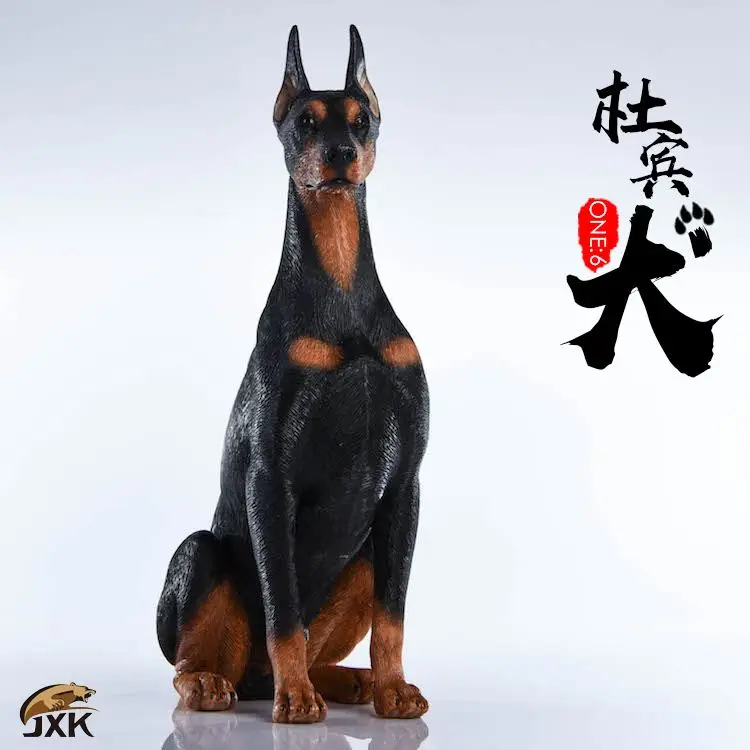 JxK004 1/6 Масштаб фигурки сцена аксессуары Doberman пинчерс собака животное модель игрушки для 12 ''фигурка аксессуар