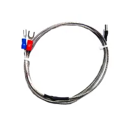 Датчик температуры типа K 1 м кабель 3x10x1000 мм 0-600 градусов термопара для 3D-принтера