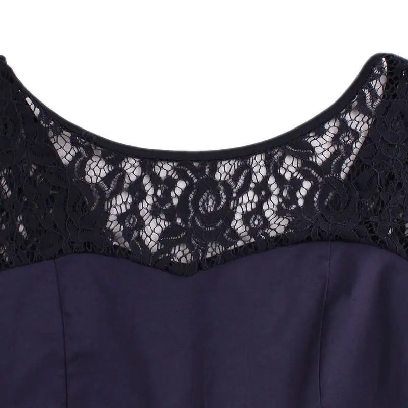 Ladies Sexy Lace Hollow Summer Dress Women 2018 Sleeveless Slim 50s 60s Vintage Dress Elegant Backless Evening Party Dresses New Dresses