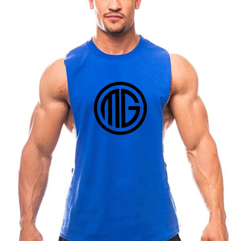 Бренд Muscleguys мужские майки для фитнеса одежда бодибилдинга с низким вырезом