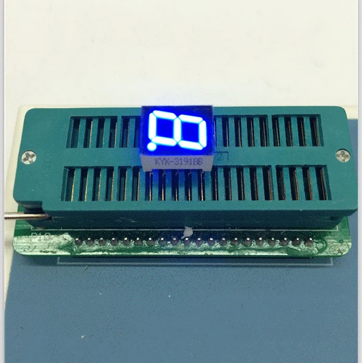 デジタル真空管ディスプレイ100個の一般的なオプション039インチ1ビット青色ledデジタル真空管工場直送