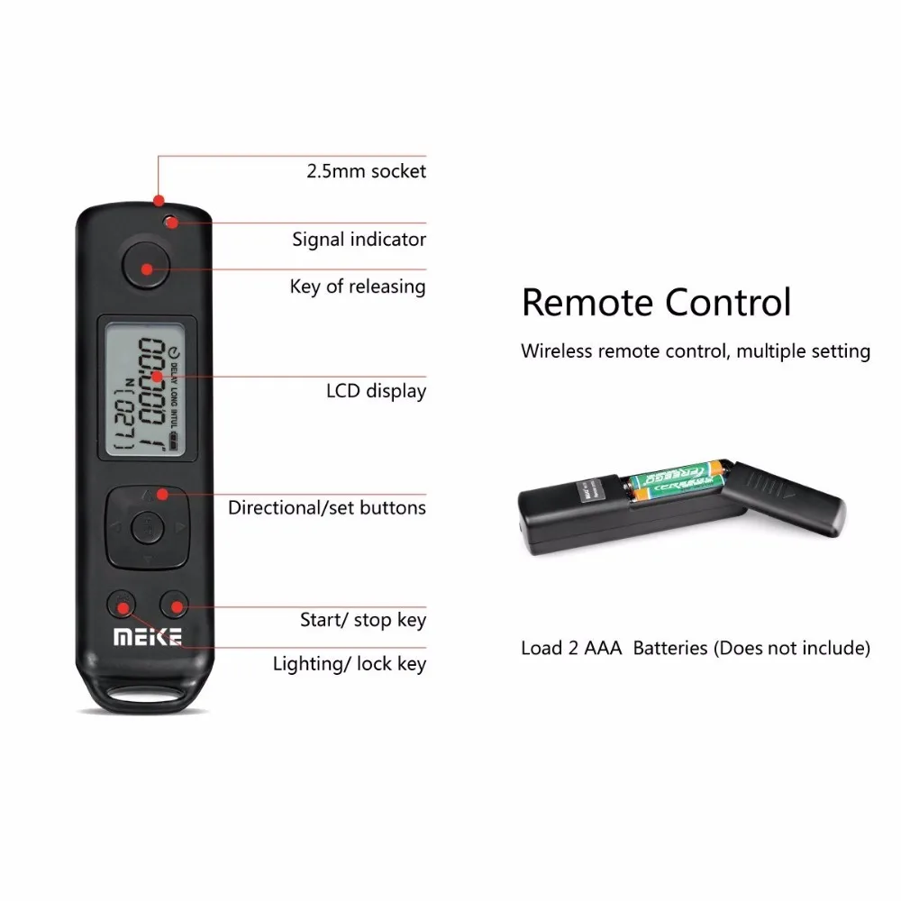 Meike MK-5DIV Pro Vertical Battery Grip with 2.4G