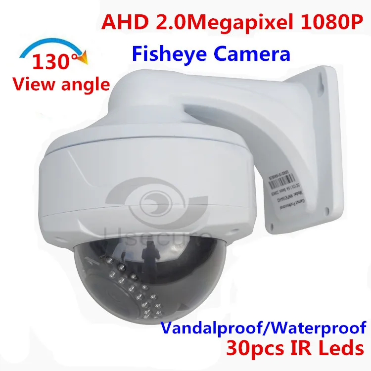 HD Security 720P 1080P AHD Camera Fisheye Dome ,Night Vision 10m IR,130