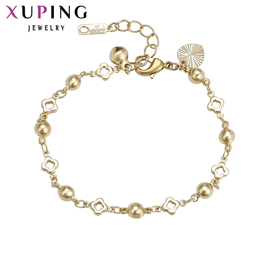 

Xuping Fashion Anklet New Arrival Gold Color Plated High Quality Luxury Foot Chain Jewelry Special Gift for Women S14.1-73817