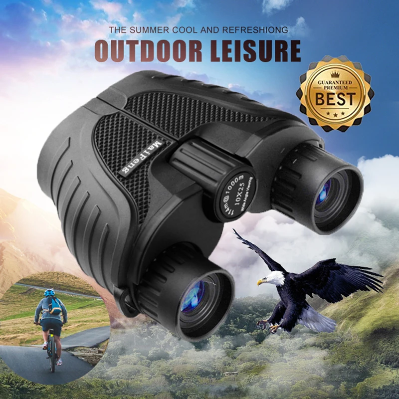 المهنية المحمولة مناظير Maifeng 10X25 مجهر HD المدمجة عالية الطاقة تلسكوب Lll للرؤية الليلية للماء للتخييم