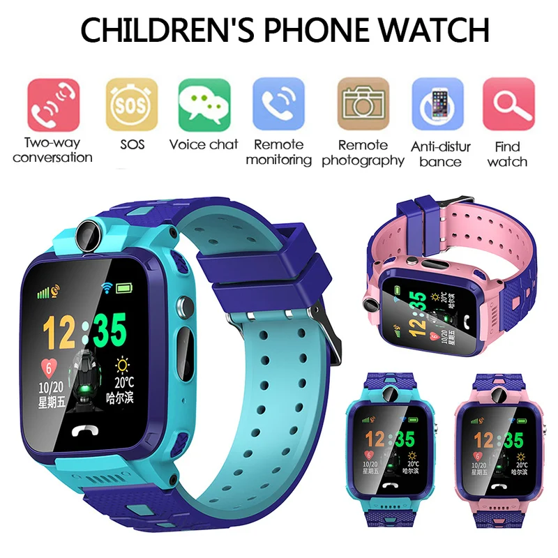Водонепроницаемые Детские Смарт-часы SOS Antil-lost умные часы детские 2G sim-карты часы отслеживание местоположения вызова умные часы PK Q50 Q90 Q528