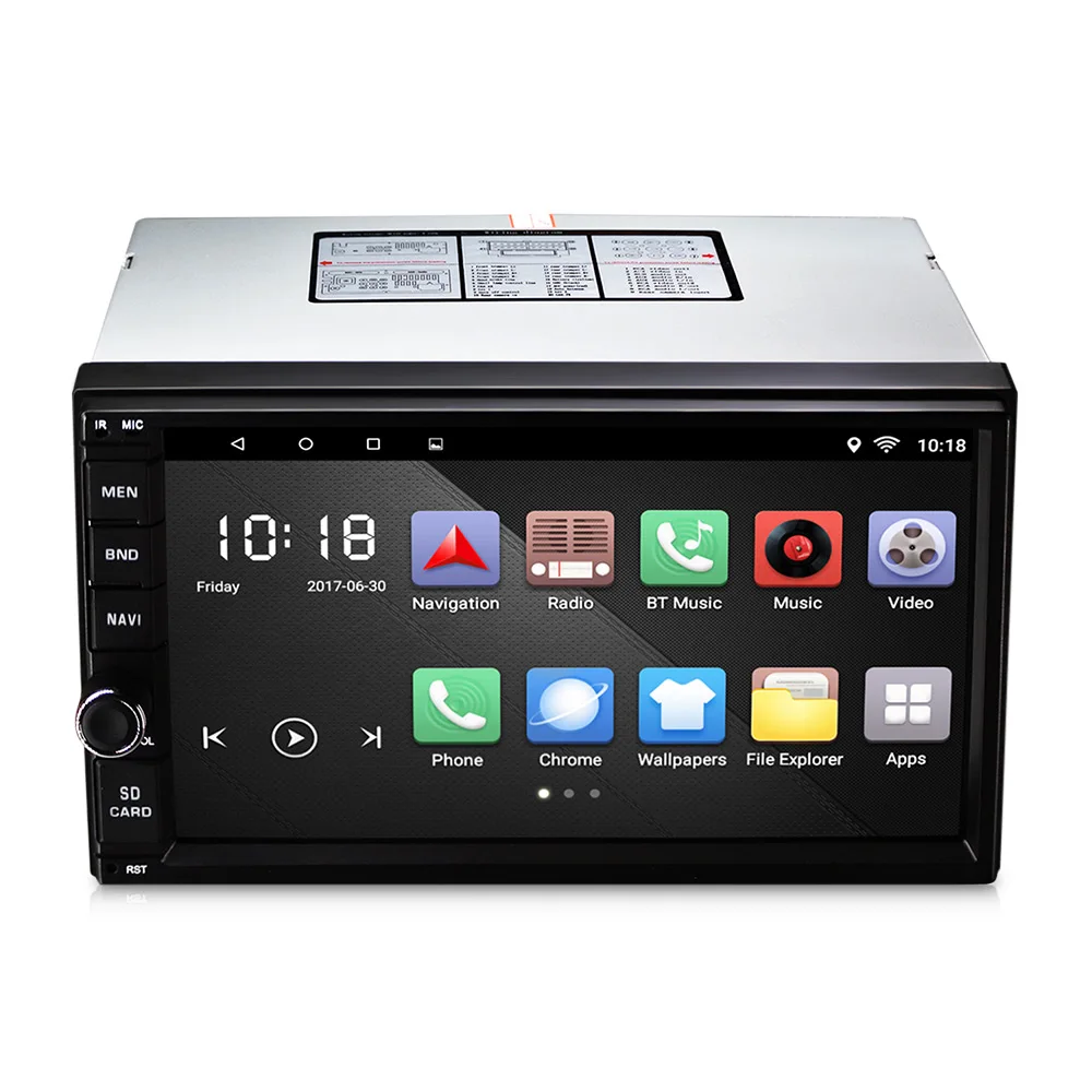 

ZEEPIN Universal Car Multimedia Players 7'' Touch Screen Mirror Link GPS FM RDS Bluetooth 2din Car Radio Steering-wheel Control