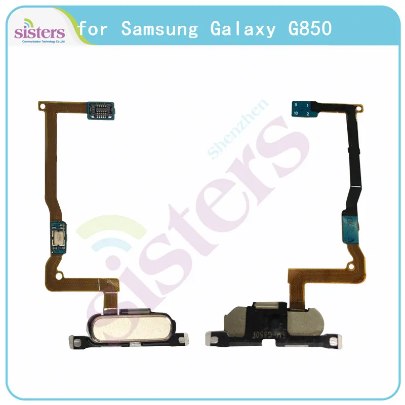 Отпечаток пальца гибкий кабель для samsung Galaxy Alpha G850 G850F кнопка домой гибкий кабель для samsung Alpha G850 G850F рабочий