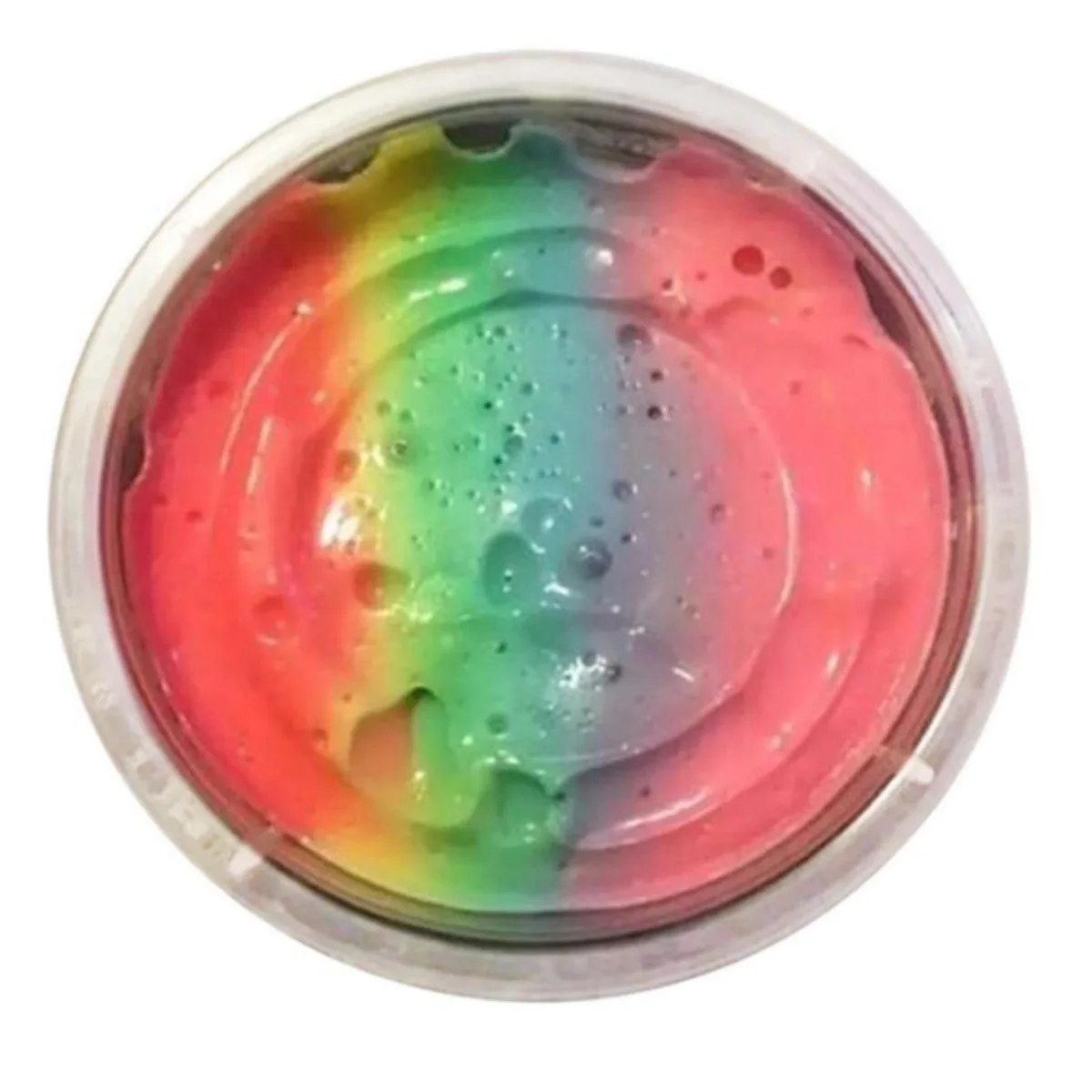 6 цветов пушистая рельефная игрушка цвета радуги стоп-стресс слизистый Пластилин слайм интересные игрушки подарок детям стресс слайм