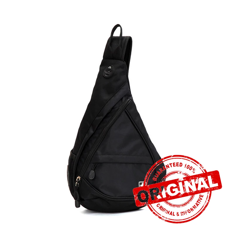 

SUISSEWIN Messenger Bags Men Single Shoulder Bag Fashion Women Chest Pockets Nylon Travel Small Sling Bags For Mini SN9966