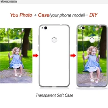 Чехол с логотипом на заказ для huawei P8 P9 P10 P20 P30 Lite Plus Nova 3i P smart Honor 8Lite DIY из мягкого ТПУ