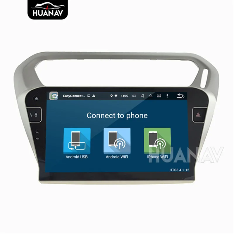 Cheap Car DVD player GPS navigation for PEUGEOT 301 2014-2017 For Citroen Elysee 2014-2017 Android8/Android7 Multimedia recoder unit 10