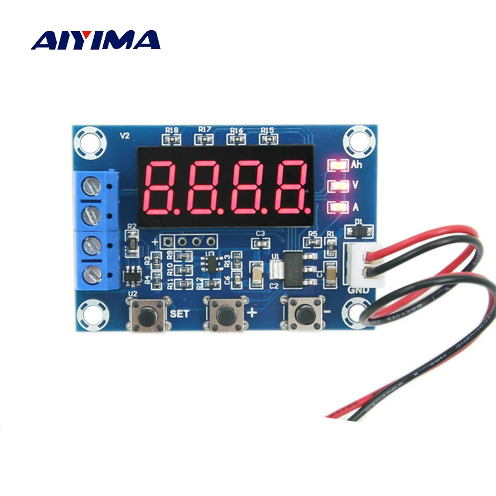 

Aiyima Battery Capacity Tester Storage Battery Li-ion Lithium Battery Real Capacity AH Measurement Module