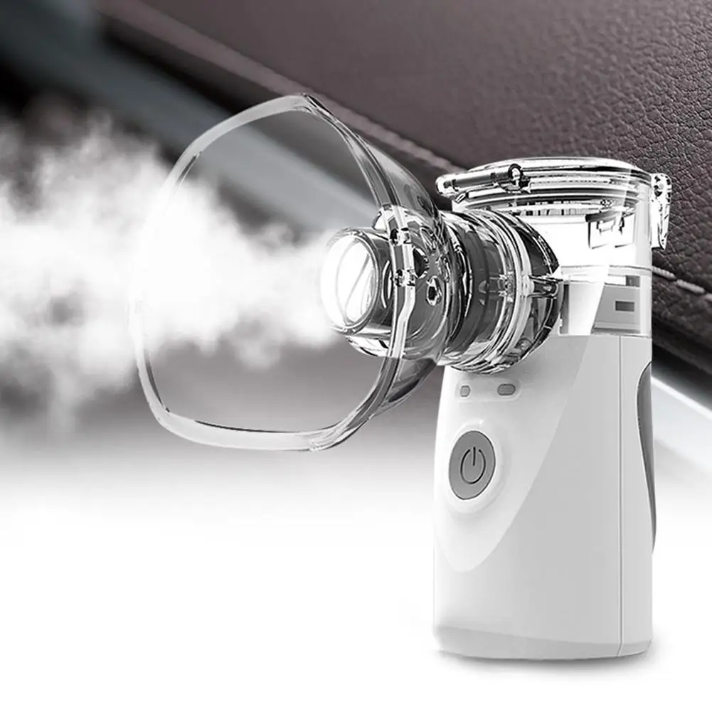 

Health Care Mini Handheld portable Inhale Nebulizer silent Ultrasonic inalador nebulizador Children Adult Rechargeable Automizer