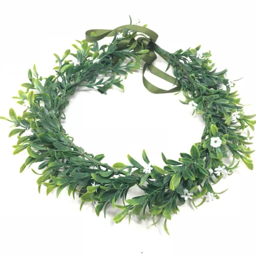 

2018 NEW Women Christmas Flowers Crown Headwear Girl Flowers Hair Accessories Wedding diadem Floral Wreath Handmade Garland