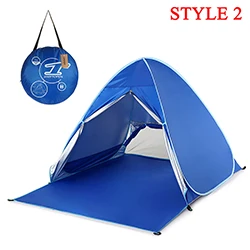 Lixada всплывающий автоматический пляжный тент с защитой от ультрафиолета, кемпинговая палатка, легкий наружный тент, палатки для пляжной рыбалки, солнцезащитный тент - Цвет: style 2 royal blue