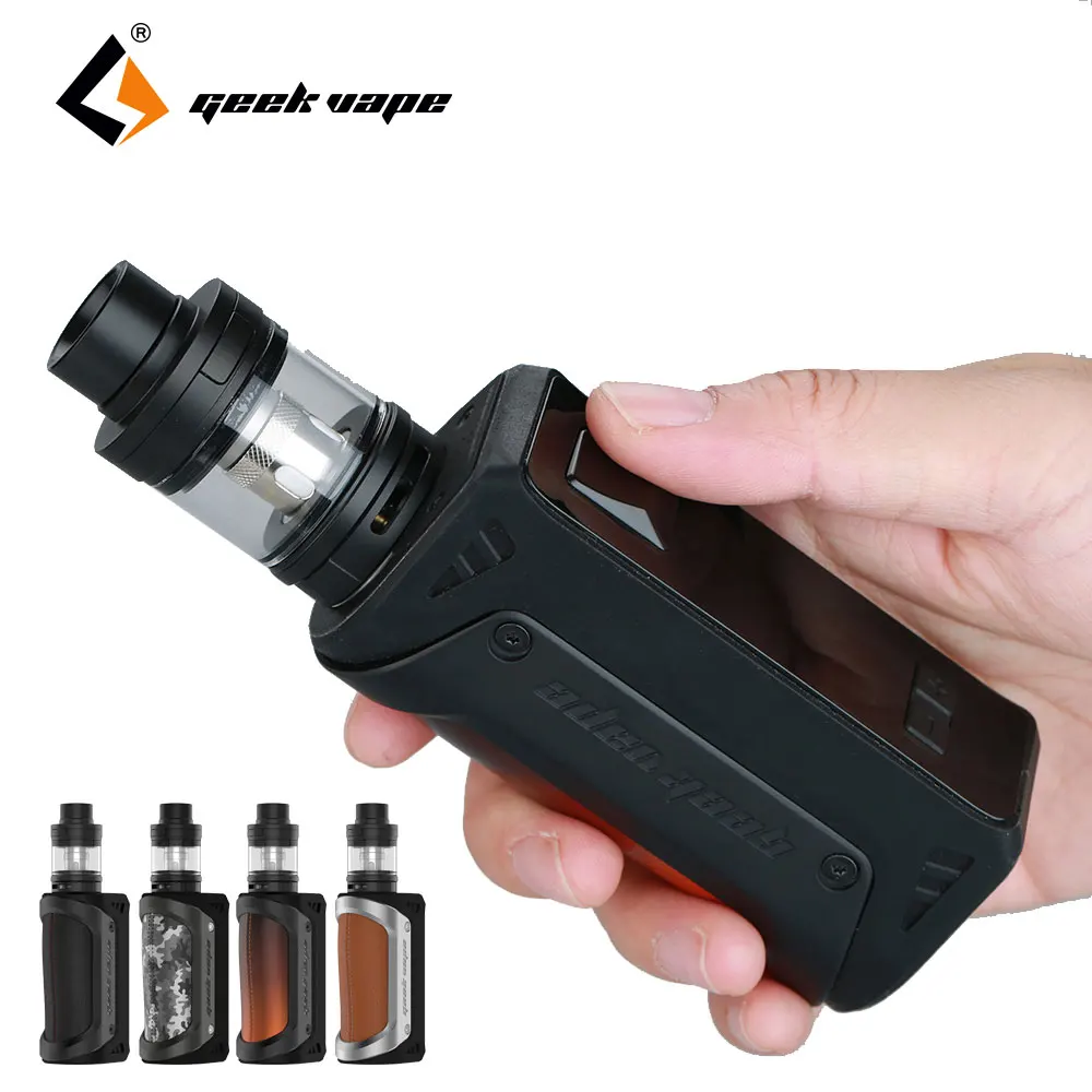 

100% Original GeekVape Aegis 100W 26650 TC Kit with Shield Tank 4.5ml Powered By Single 26650/18650 Cell Not Included E-cig Kit