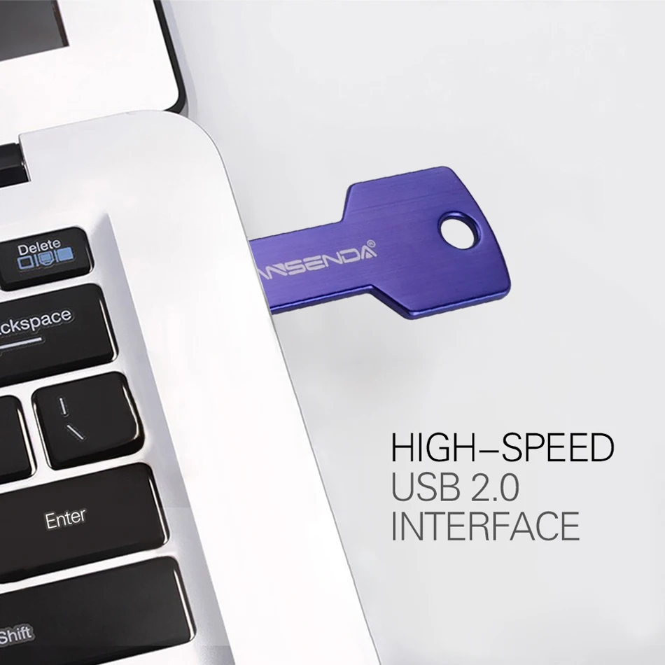 WANSENDA водонепроницаемый USB флеш накопитель 64 ГБ 32 16 8 Гб|USB флэш-накопители| |