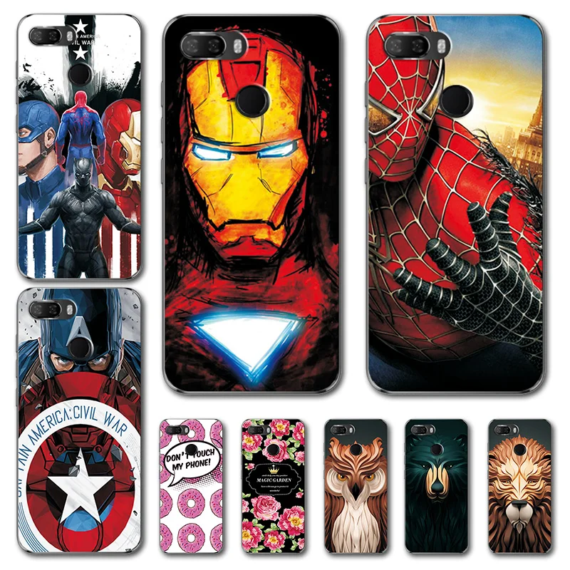 

Captain America Back Cover For Lenovo K5 Play L38011 ZUI 3.7 4G Novelty Superhero Silicone Phone Case Bumper For Lenovo K5 Play