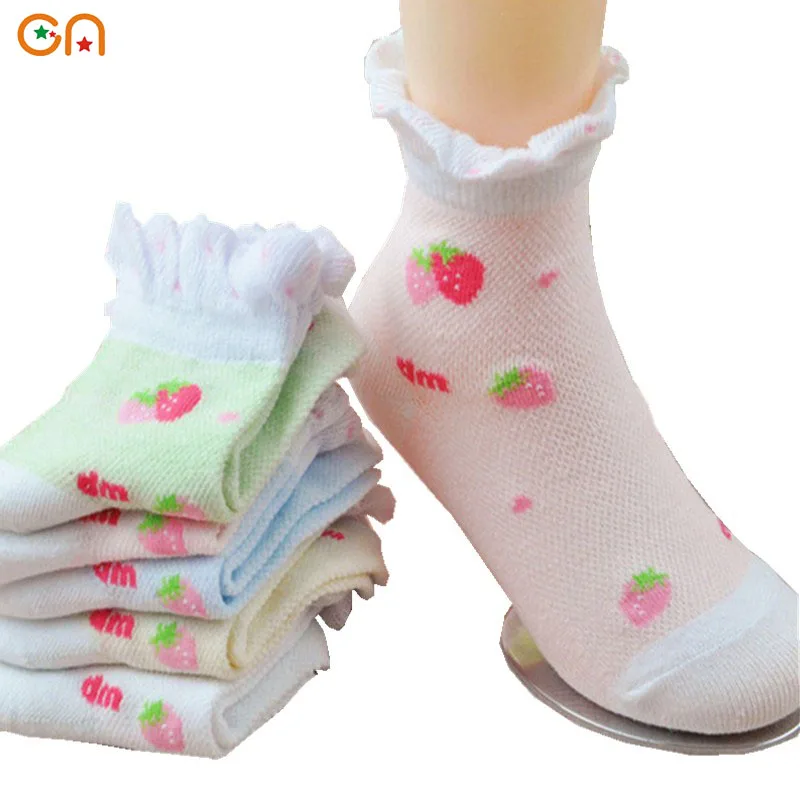 Image 5 pairs lot 1 12 years Spring summer High quality Children Socks Boy Girl Cotton Casual socks Baby fashion Breathable Mesh socks