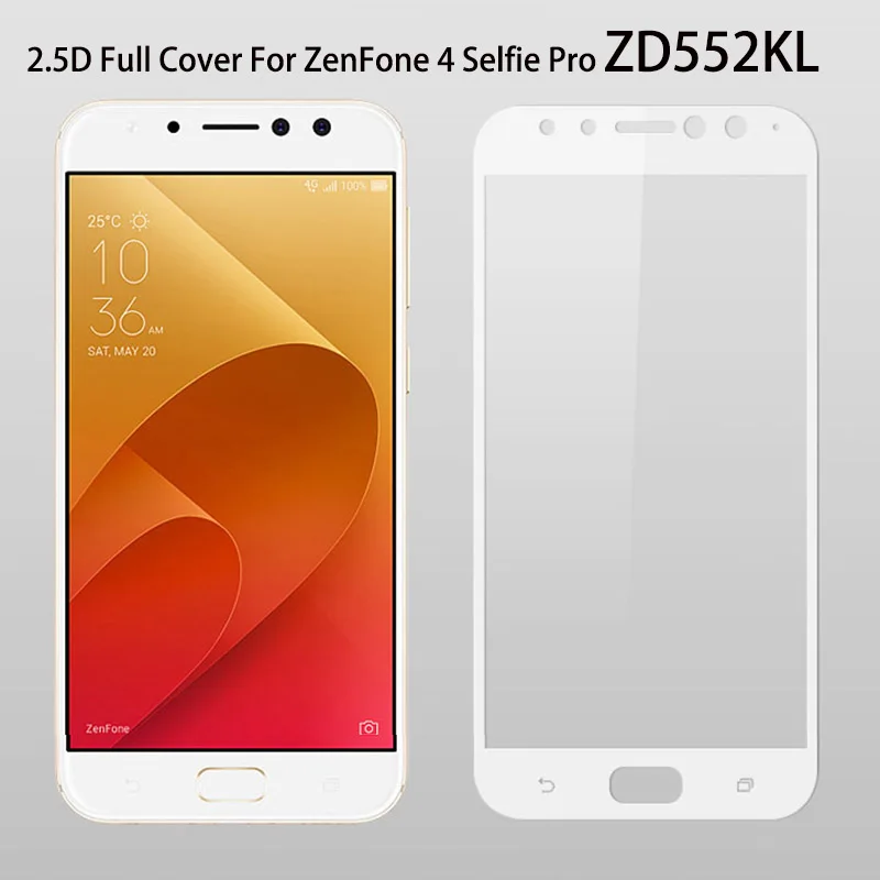 

ZD552KL Glass Full Cover For ASUA Zenfone 4 Selfie Pro ZD552KL Tempered Glass Screen Protector For Zenfone 4 Selfie Pro