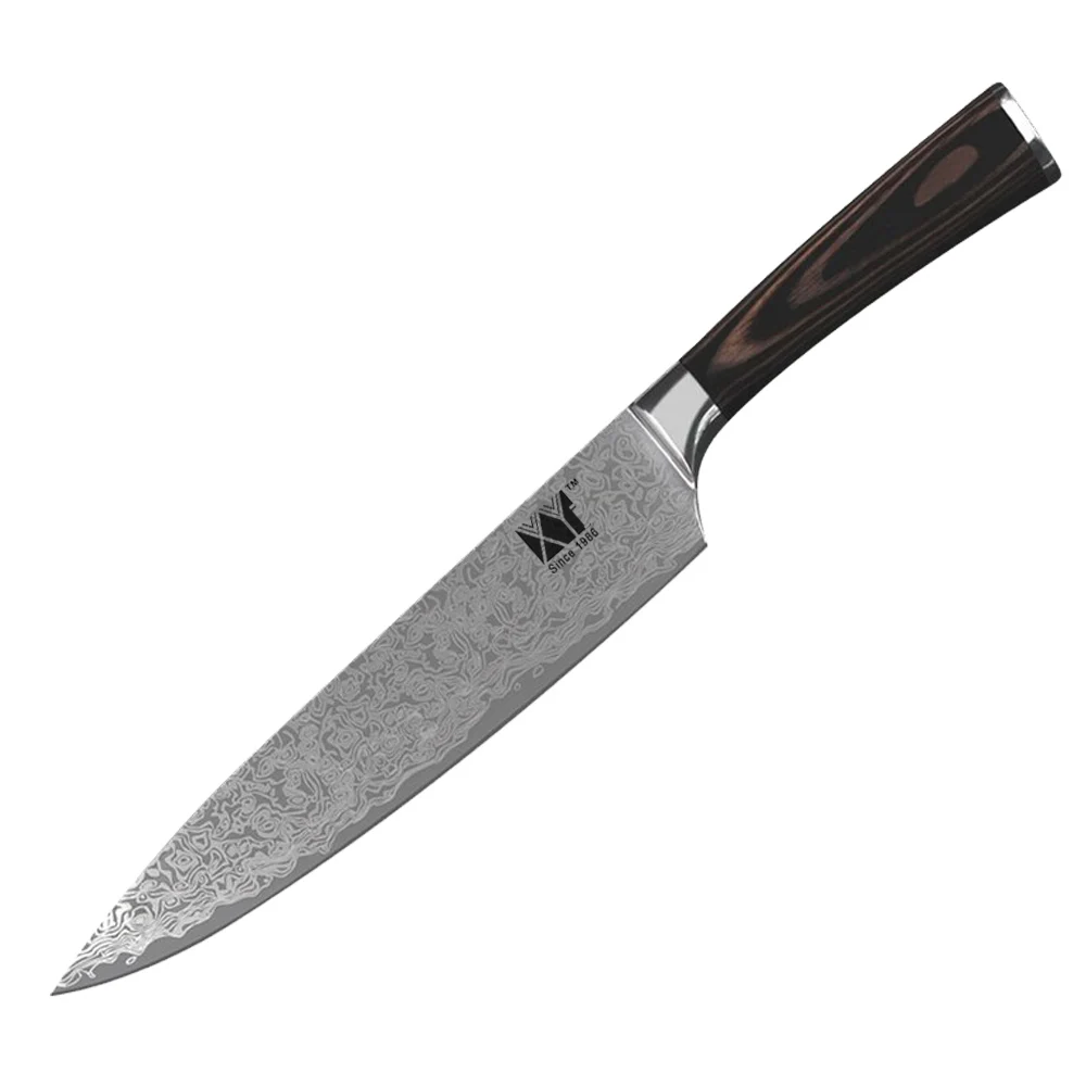 Sharp Kitchen Knife With 7Cr17 Pattern Stainless Steel Blade,8 Inch