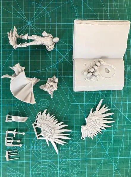 Ceny 1 24 żywica zestawy Fantasy sceny 1 zestaw nie zmontowane bezbarwne