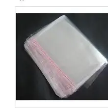 200/лот белый прозрачный пластиковый самоклеющийся уплотнитель OPP мешки, самозапечатанные полиэтиленовые пакеты 16*27 см