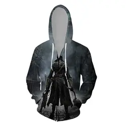 Горячая игра кровопрочные куртки Толстовка мужская 3d печать мода забавная Мужская/wo Мужская Толстовка Harajuku уличная Толстовка