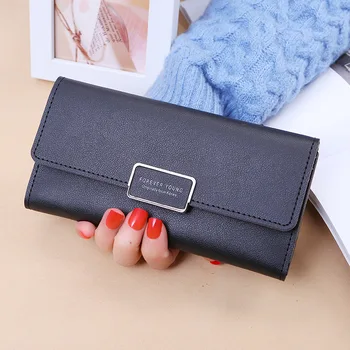 

2019 Fashion Wallet Women Purse PU Leather Long Women Wallets Ladies Phone Bag Card Holder Female Clutch Coin Purse Carteira
