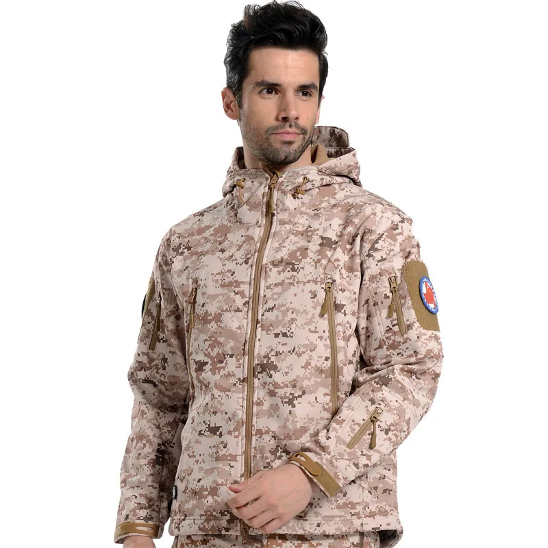 TAD 4,0 gear тактическая мягкая оболочка камуфляжная уличная куртка для похода Мужская армейская Militar водонепроницаемая охотничья одежда комплект военная куртка - Цвет: 4