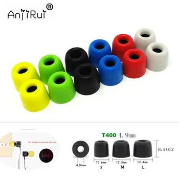 

Original foam tips T400 ear pads slow rebound sponge insulation tips cotton for in-ear earphone earphones enhanced bass ear pads