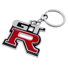 Автомобильные аксессуары, модный брелок, металлический брелок для ключей, логотип GTR, брелок для Nissan Tiida Note, Juke Qashqai X-Trail