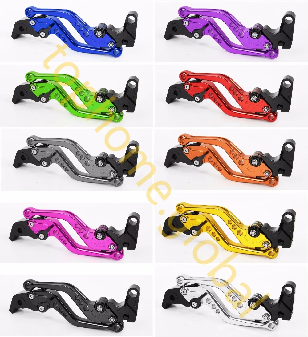 

For Yamaha MT03 MT-03 2015 2016 2017 2018 Short Clutch Brake Levers CNC Adjustable 10 Colors 14.7cm