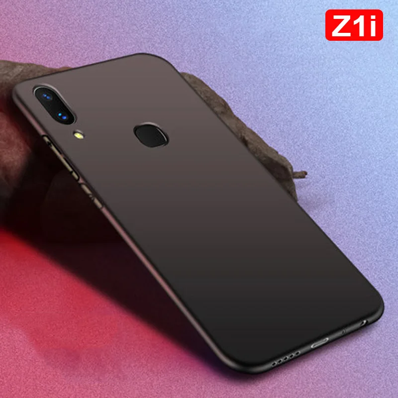 Чехол для Vivo Z1i чехол Капа сплошной цвет ударопрочный ТПУ силиконовый бампер