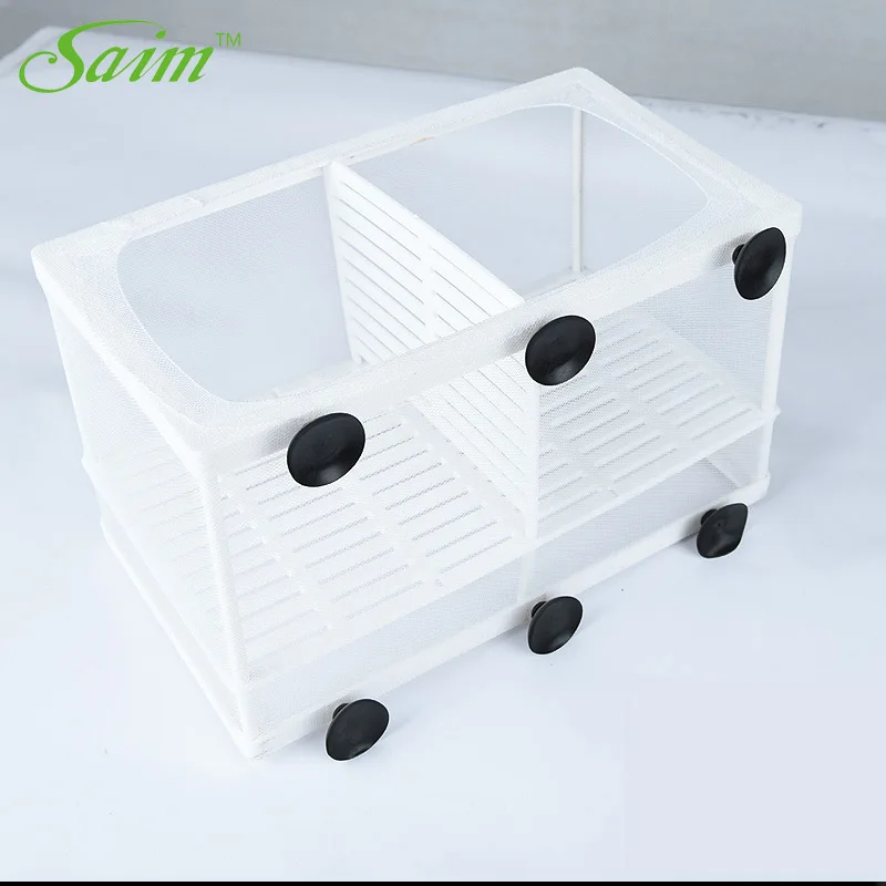 Saim коробка для разведения рыб пластиковый аквариумный ящик для заводчиков двойной Гуппи рыбный бак инкубационные ящики изоляция инкубатора с сеткой