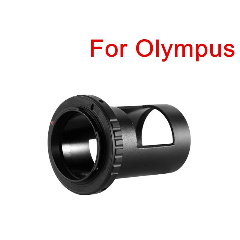 Т-образное кольцо для брендовой SLR/DSLR камеры Адаптер и прицел металлическое Крепление труба ТЕЛЕСКОП фотография рукав M42 резьба для зрительной трубы - Цвет: For Olympus