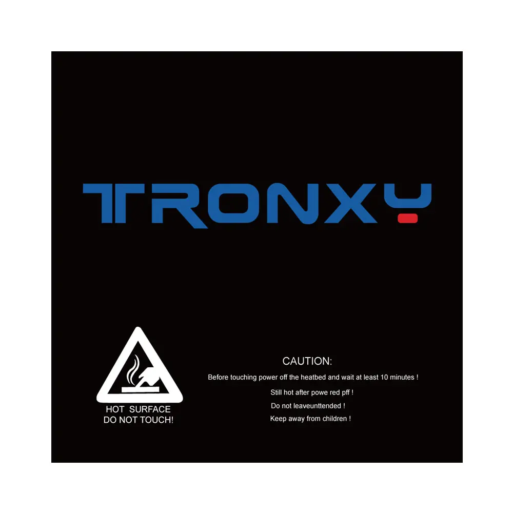 TRONXY 330*330 мм 210*200 мм скрабы поверхности горячие наклейки для кровати тепло наклейки для кровати Горячая кровать лента для 3d принтера