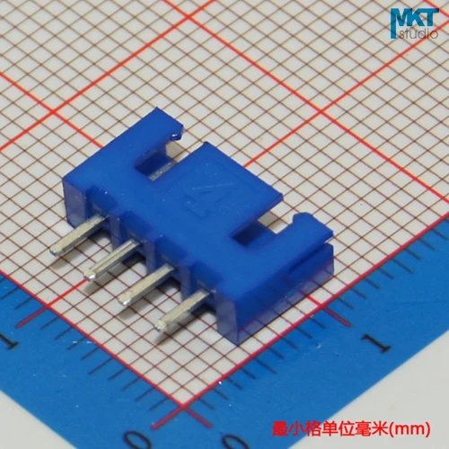 100 шт. 4P XH 2 54 мм Pitch XH2.54 прямой штырьковый мужской коробка проба для колонны
