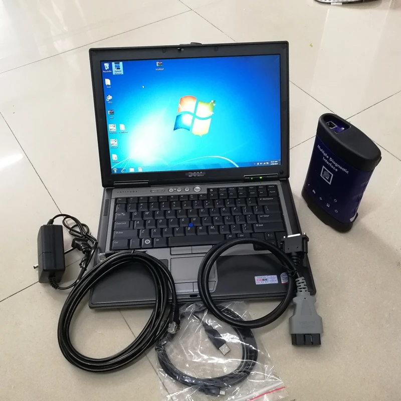 

D630 laptop with 320GB HDD ready to use New Generation multiple diagnostic interface G-M Scanner G-M MDI