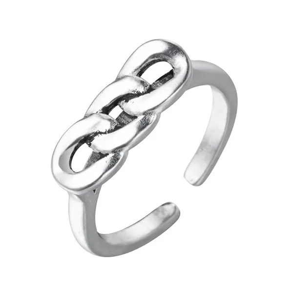 Тибетский Винтаж кольца для Для женщин ретро камень гексаграмма циркона женское серебряное кольцо из чистого женский пальцев на руках и ногах, кольца, подарок на день рождения - Цвет основного камня: QM-SR273